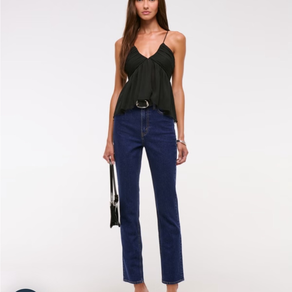 Abercrombie & Fitch Ultra High Rise Ankle Straight